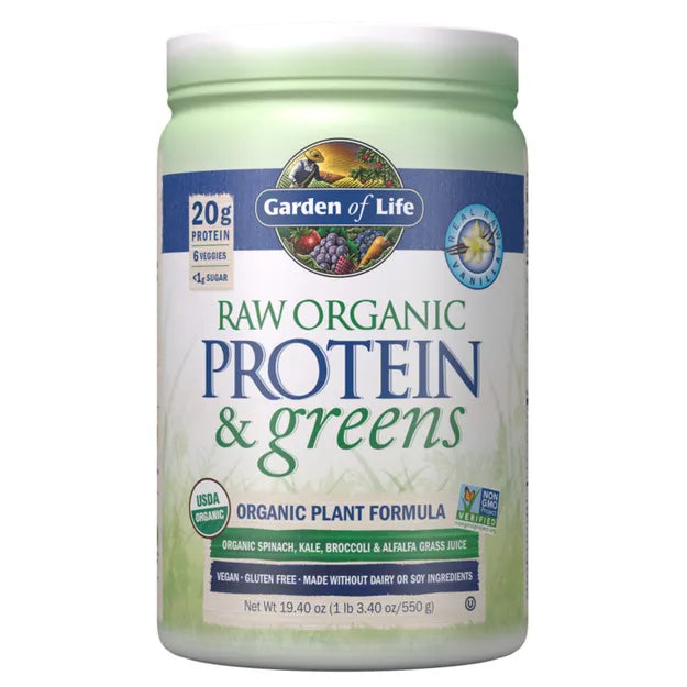 Garden of Life Raw Protein & Greens Vanilla 19oz-[HealthWay]