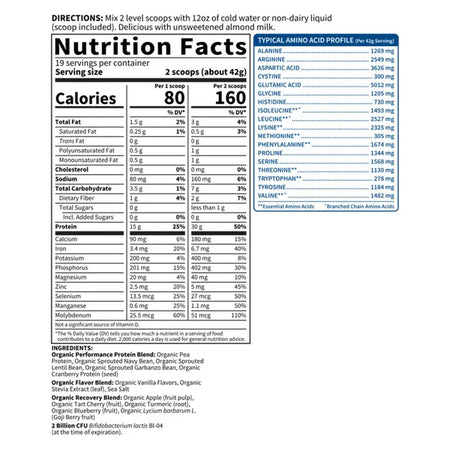 Garden of Life Sport OG Plant Protein Van 28oz-[HealthWay]