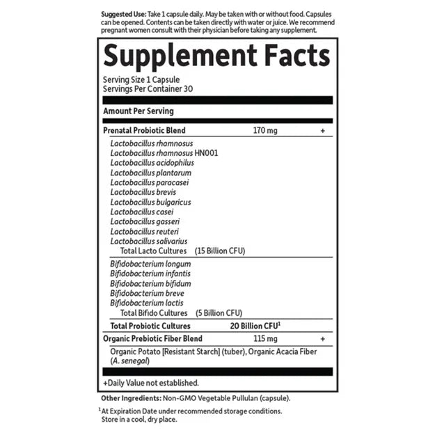 Garden of Life Dr Probiotic Prenatal SS 30vc-[HealthWay]