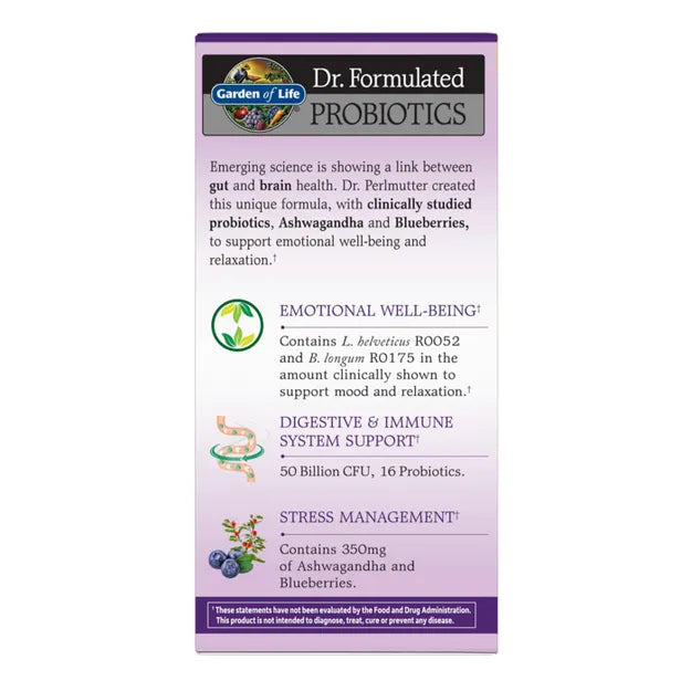 Garden of Life Dr Probiotic Mood SS 60vc