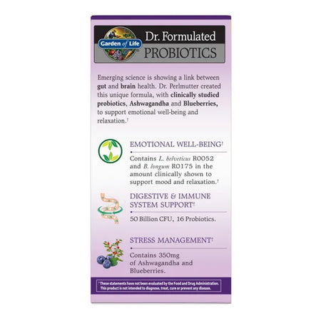 Garden of Life Dr Probiotic Mood SS 60vc-[HealthWay]