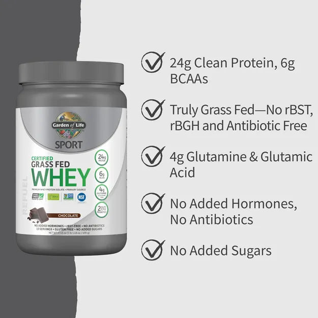 Garden of Life Sport Grass Fed Whey 24oz-[HealthWay]