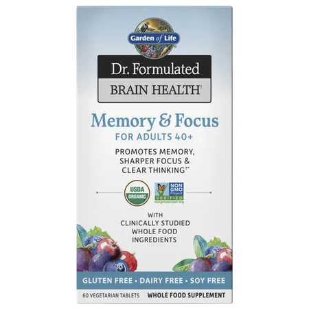 Garden of Life Dr Memory&Focus Adult 40+ 60tb-[HealthWay]