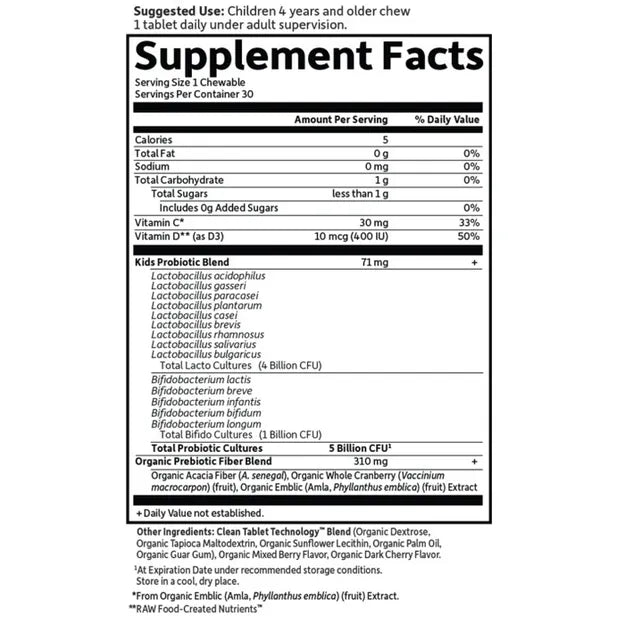 Garden of Life Dr Probiotic Kids SS Berry 30ch-[HealthWay]