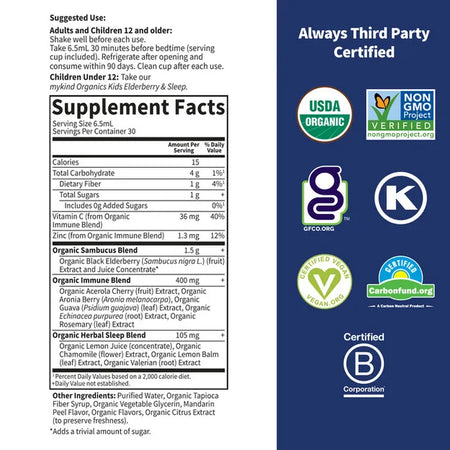 Gol MyKind Elderberry Sleep 6.5oz-[HealthWay]