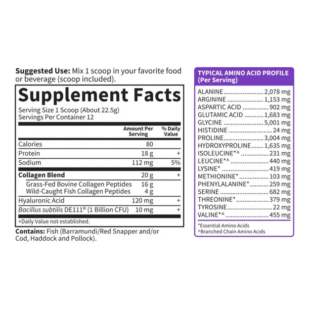 GoL Collagen Hyaluronic Unflavored 270g-HealthWay Nutrition