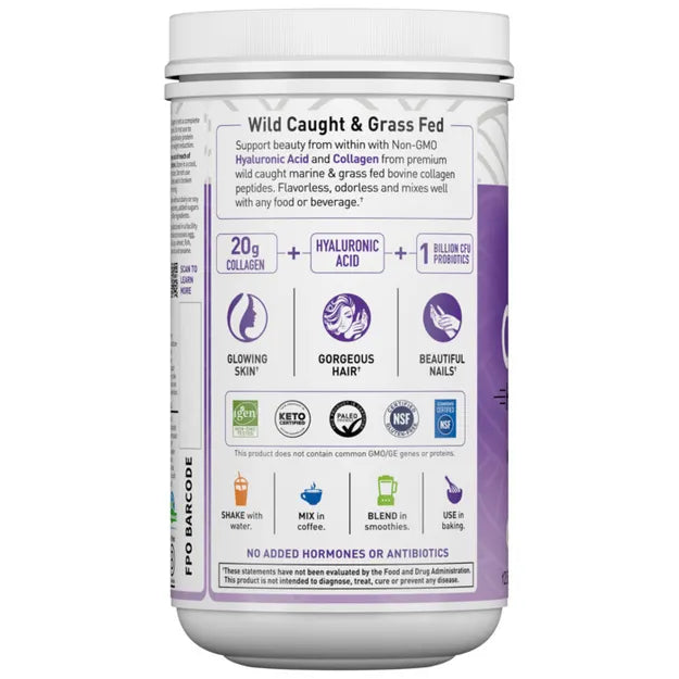 GoL Collagen Hyaluronic Unflavored 270g-HealthWay Nutrition