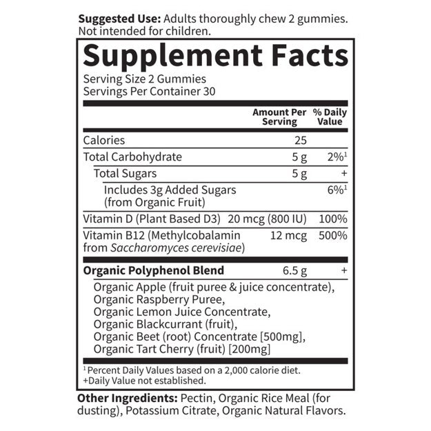 Gol Beets Raspberry 60ct-[HealthWay]