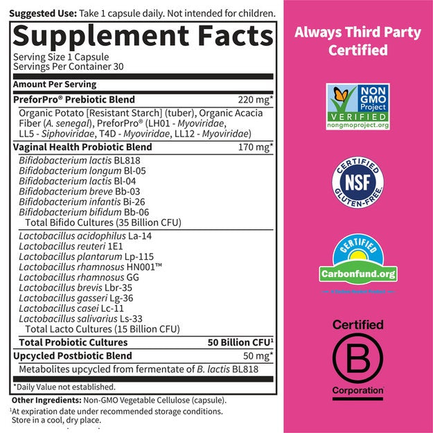 GoL Dr Probiotic Women pH 30ct-[HealthWay]