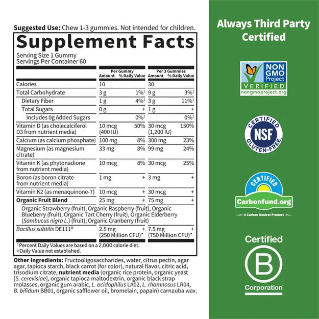 Garden of Life Calcium Magnesium 60ch-[HealthWay]