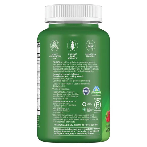 Garden of Life Calcium Magnesium 60ch-[HealthWay]