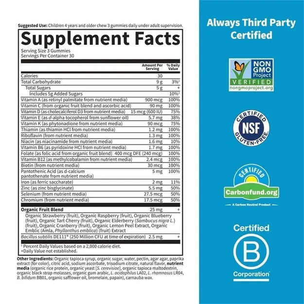 Garden of Life Multi Kids 90ch-[HealthWay]