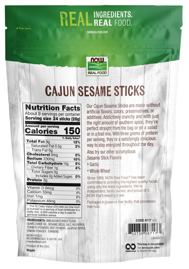Grocery[0] - Now Sesame Sticks Cajun 9oz