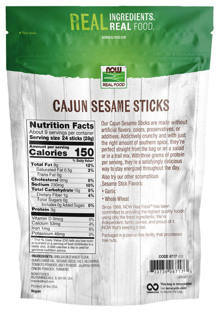 Grocery[0] - Now Sesame Sticks Cajun 9oz