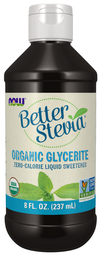 Now Stevia Glycerite AF 8oz-[HealthWay]