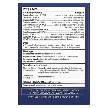 Hylands Leg Cramps PM 50tb-[HealthWay]