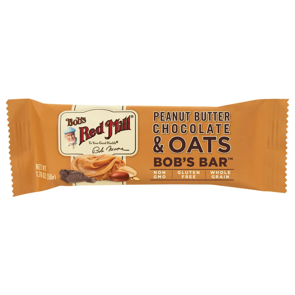 Bobs Red Mill Bar Peanut butter Chocolate Oats 1.7oz