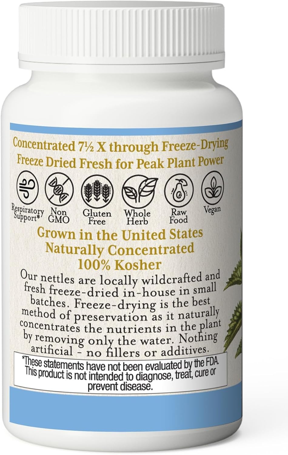 Eclectic Nettle Freeze Dried 90cp