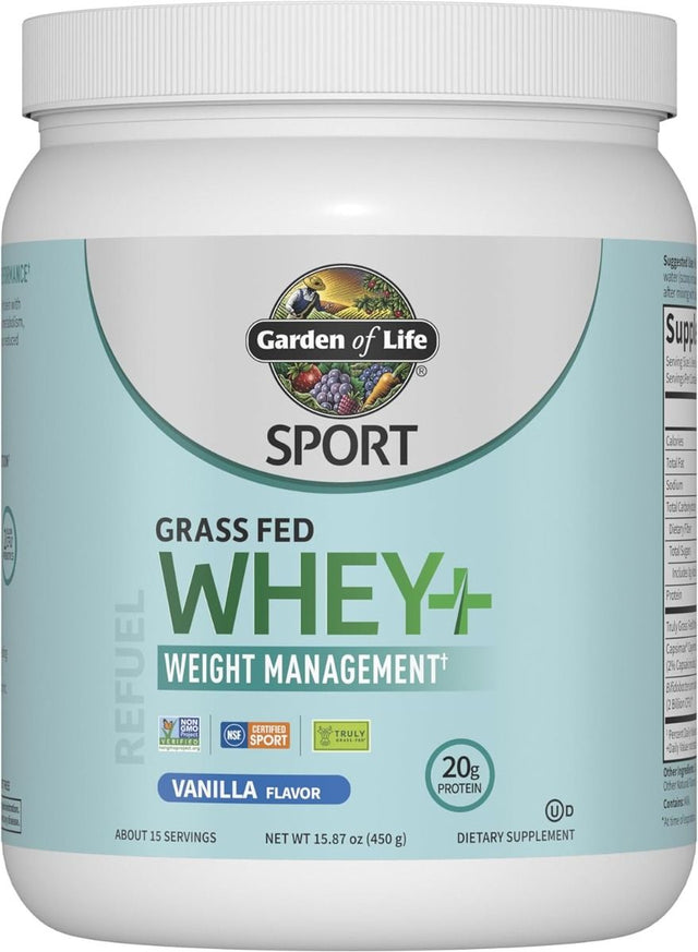 Garden of Life Sport Whey Weight Management 15oz