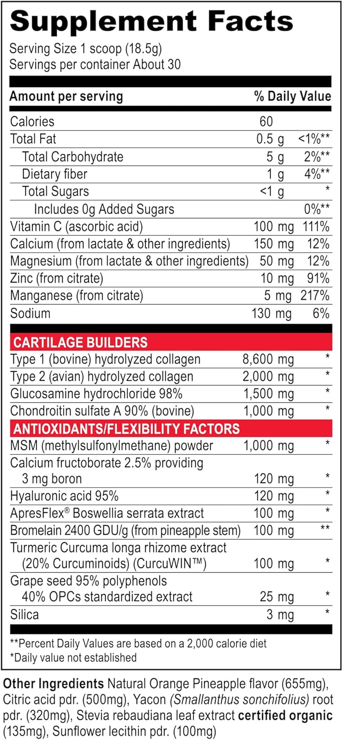 Vibrant Health Joint Vibrance Powder 19oz