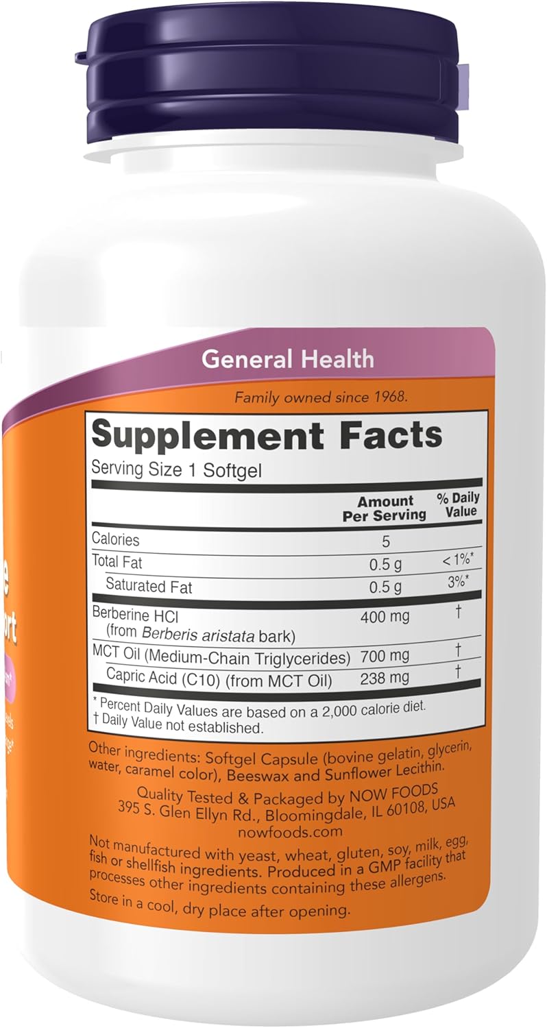 Now Berberine Glucose Support 90sg