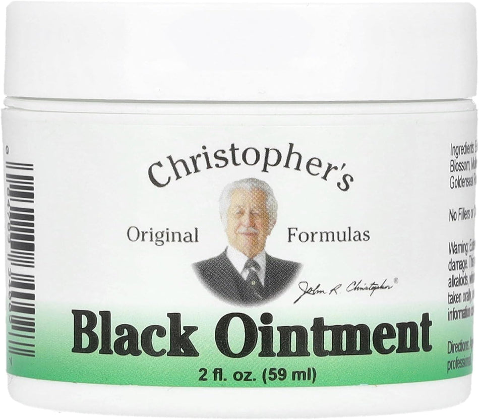Dr Christophers Ointment Black Drawing 2oz