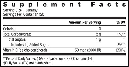 Rainbow Light Vitamin D3 2000 IU - 120ct | Vitamin D