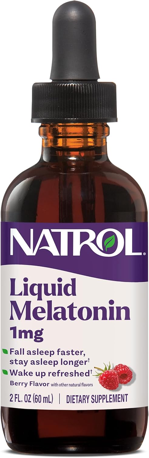 Natrol Melatonin Liquid 1mg 2oz