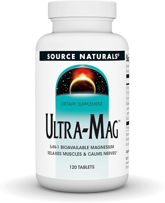 Magnesium Supplement | Source Naturals Ultra Mag 120 Tablet