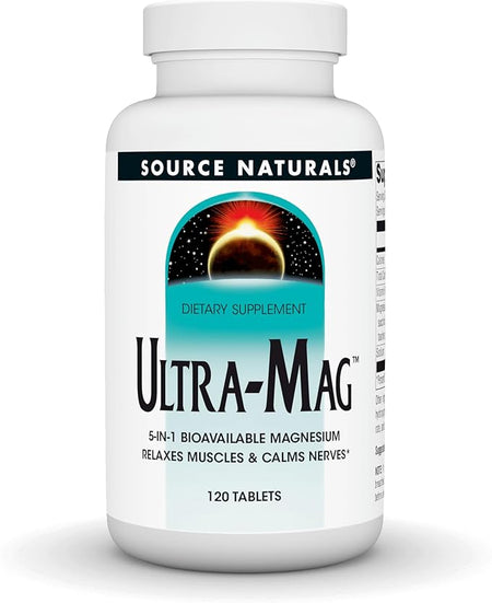 Magnesium Supplement | Source Naturals Ultra Mag 120 Tablet