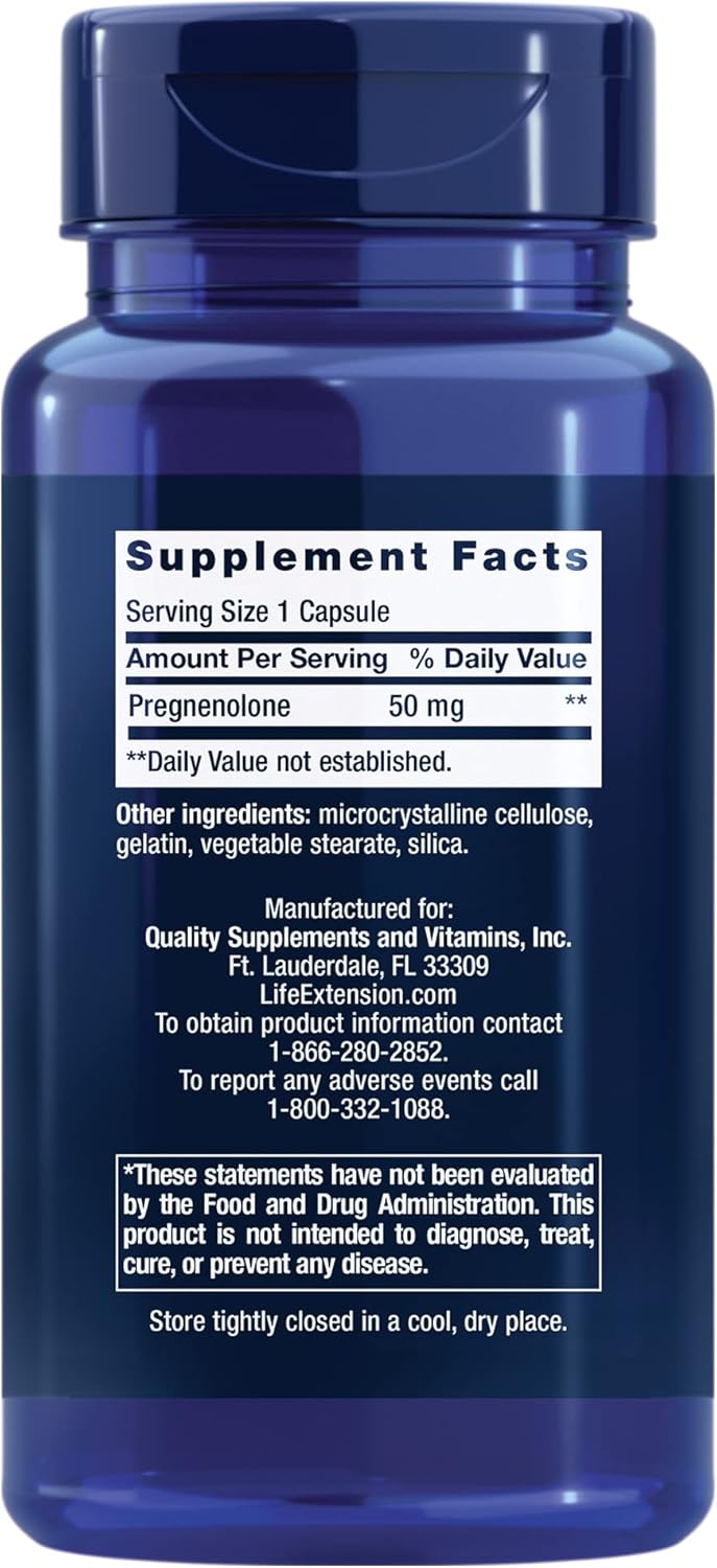 Life Extension Pregnenolone 50mg 100cp