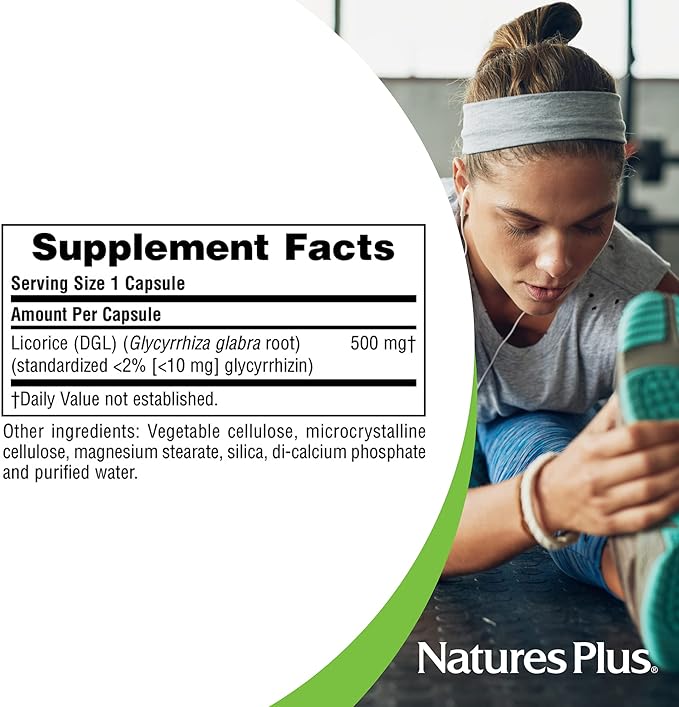 Natures Plus Licorice DGL 60vc-[HealthWay]