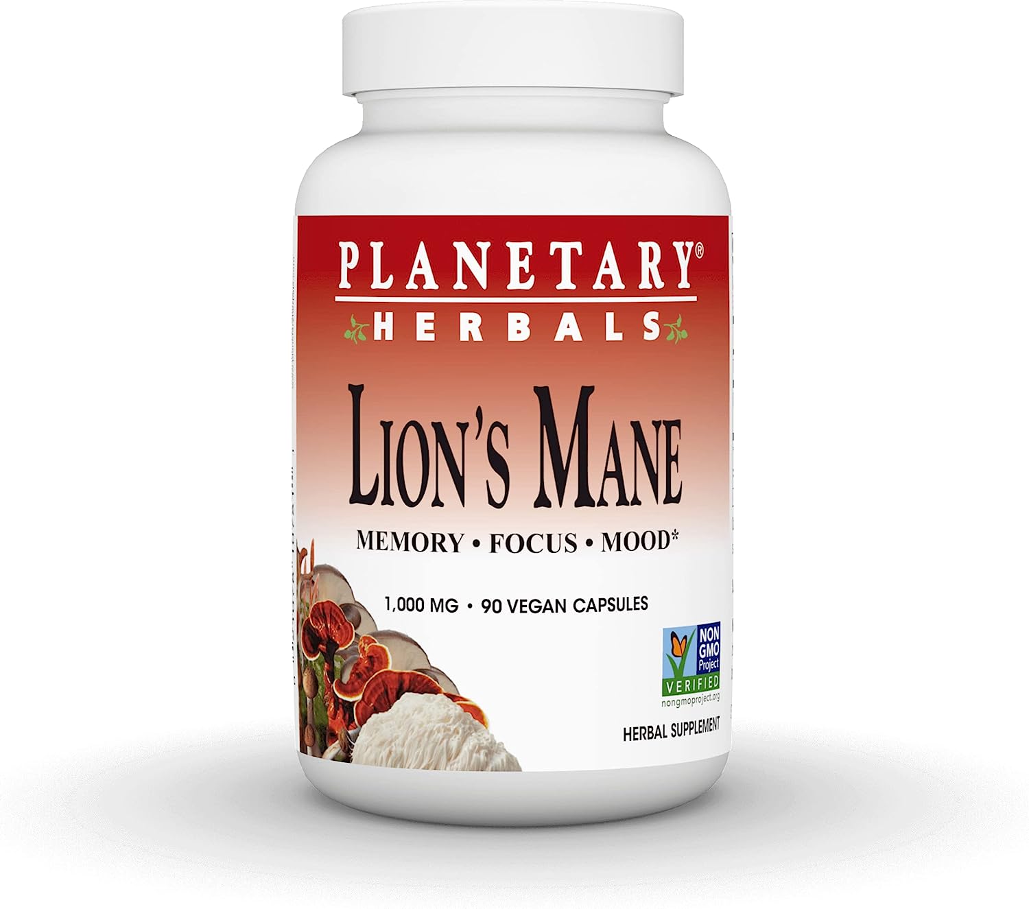 Planetary Herbals Lions Mane 500mg 90c