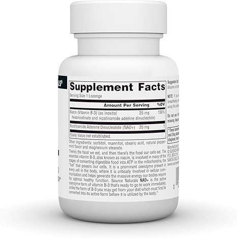NAD+ Supplement | Source Naturals 25mg - Healthway Nutrition