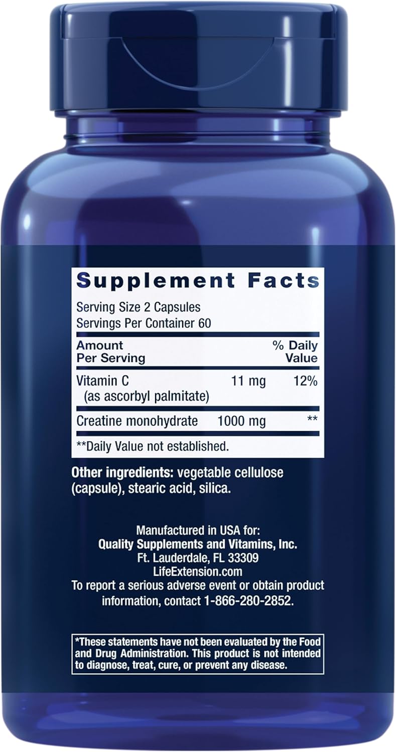 Life Extension Creatine 500mg 120cp
