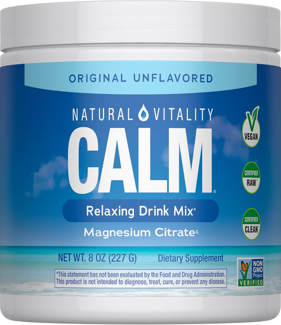 Natural Vitality Calm Unflavored 8oz