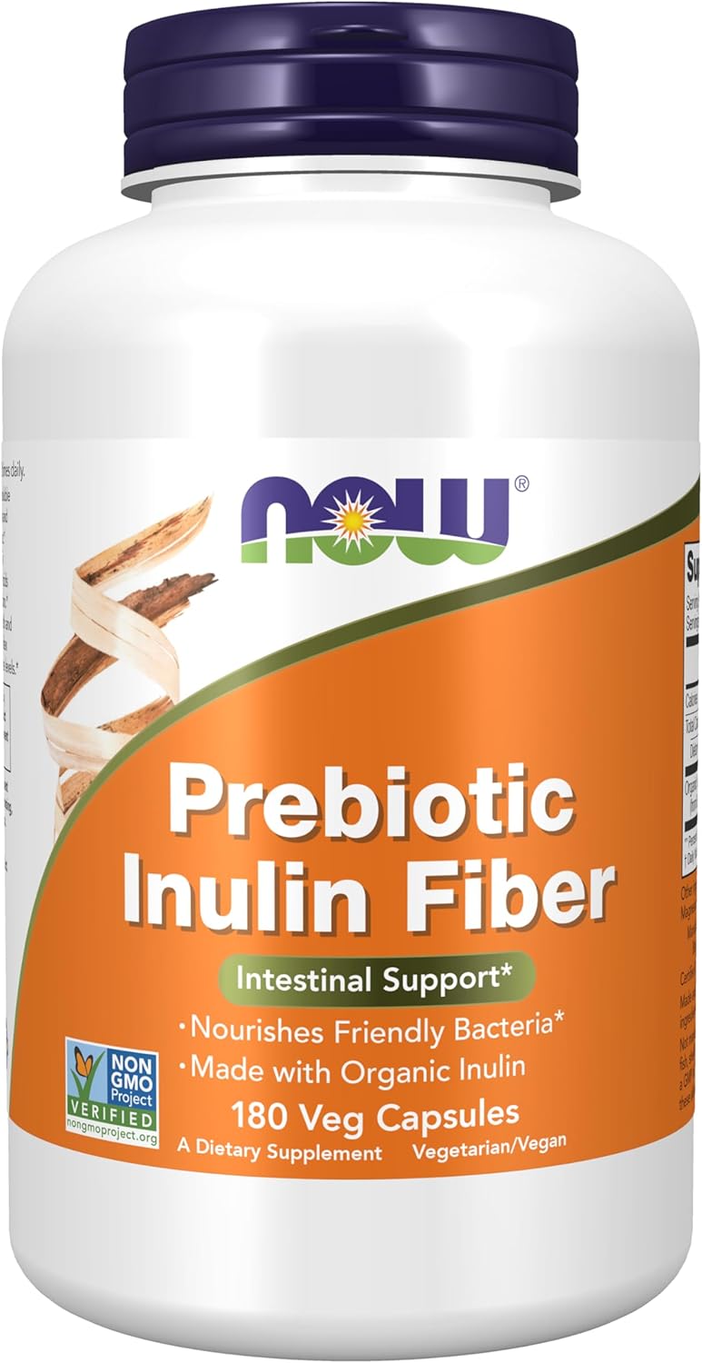 Now Prebiotic Inulin Fiber 180vc