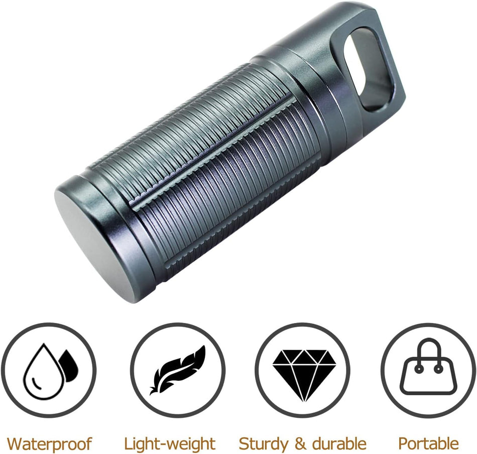 Pill Fob Medium Waterproof Keychain