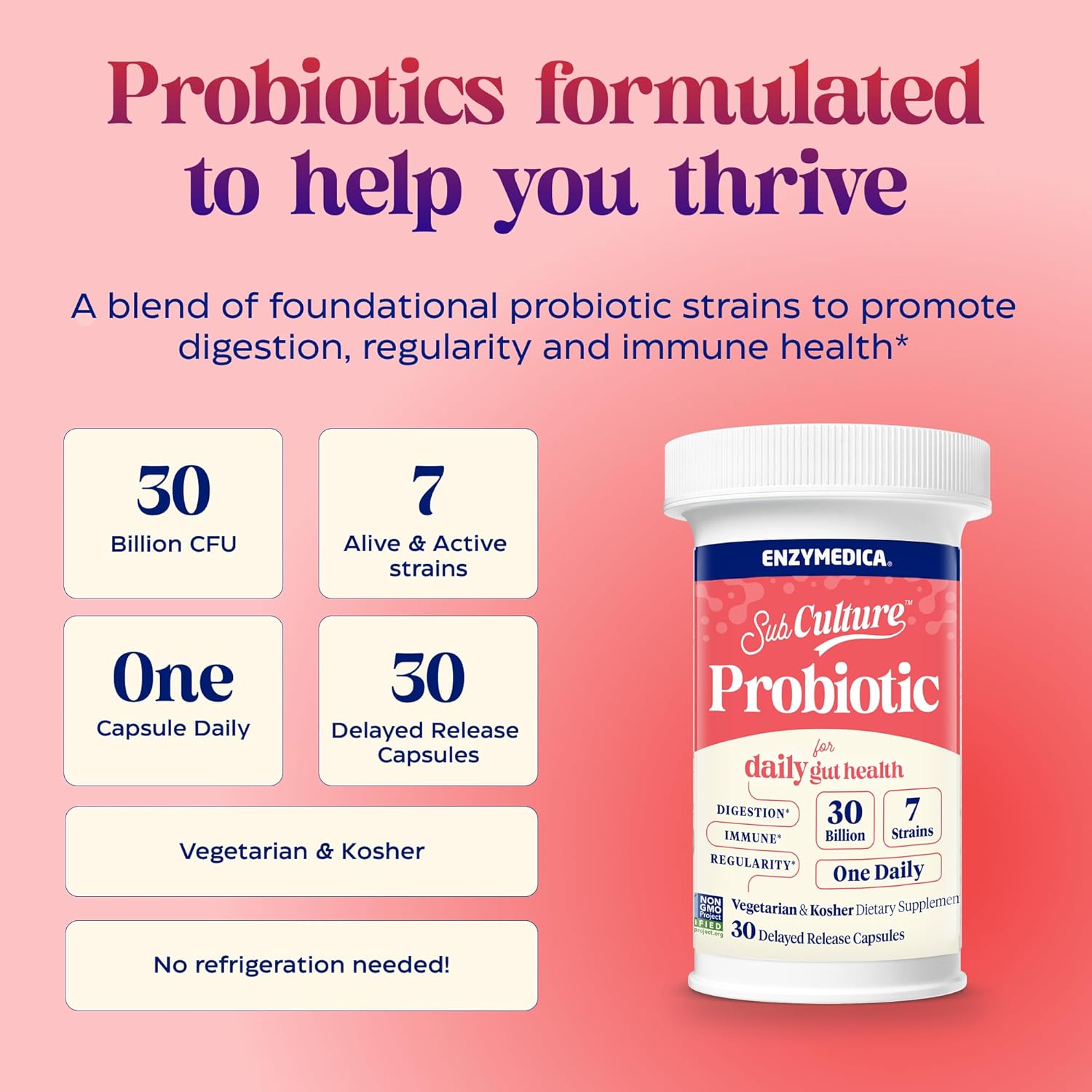 Enzymedica Probiotic Daily 30B 30cp
