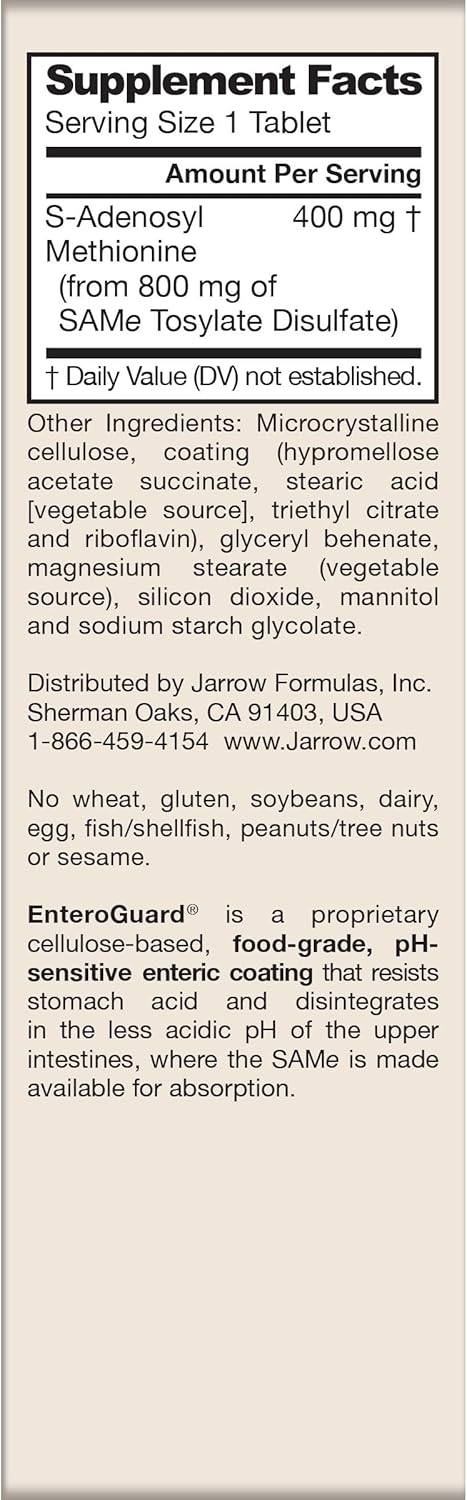 Jarrow SamE 400mg 30tb