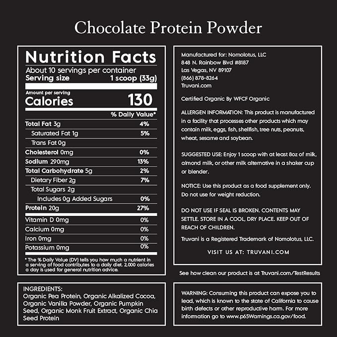 Chocolate Plant Protein 1oz