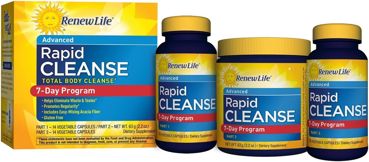 Renew Life 7 Day Rapid Cleanse 3pc-[HealthWay]