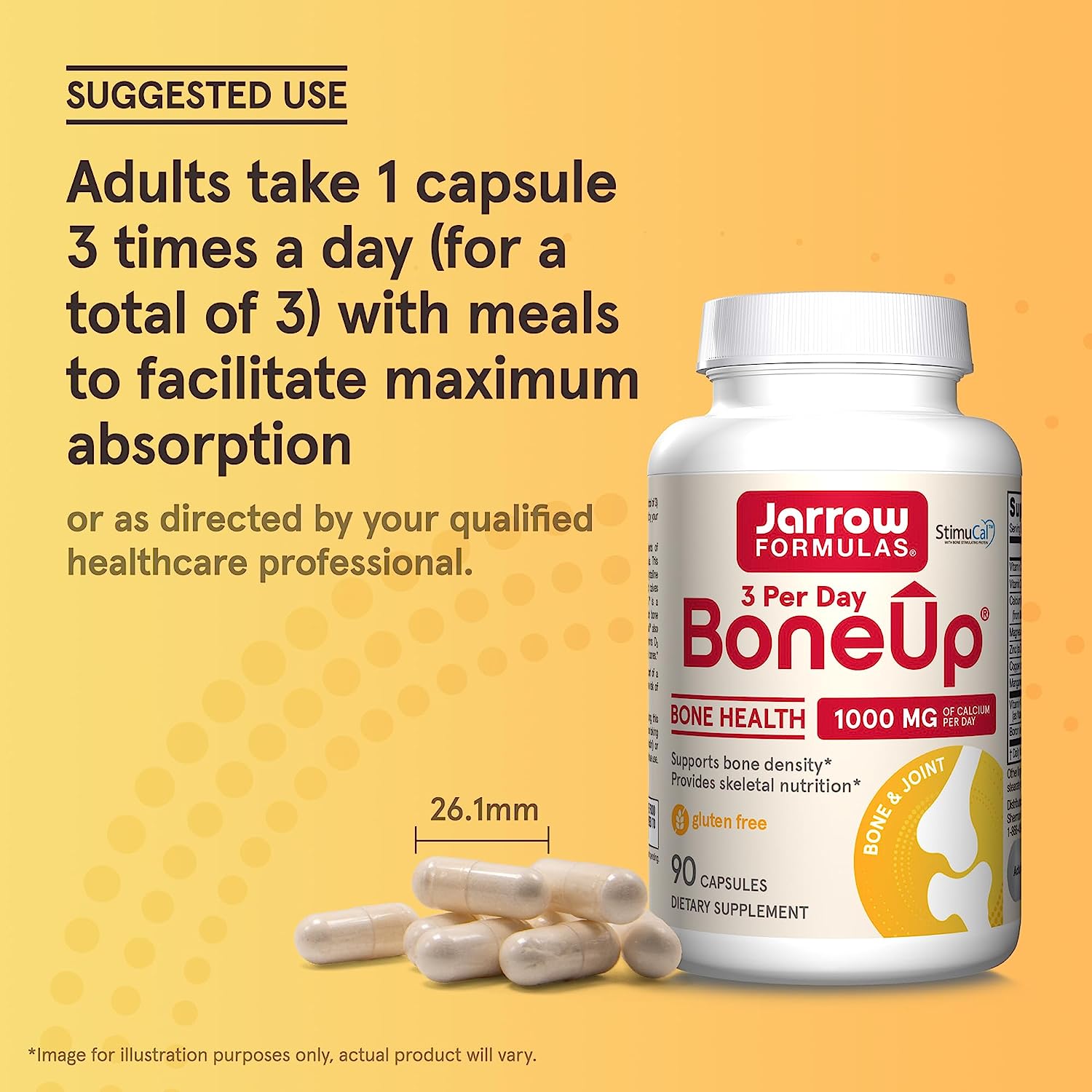 Jarrow Bone Up 3 Per Day 90cp-[HealthWay]