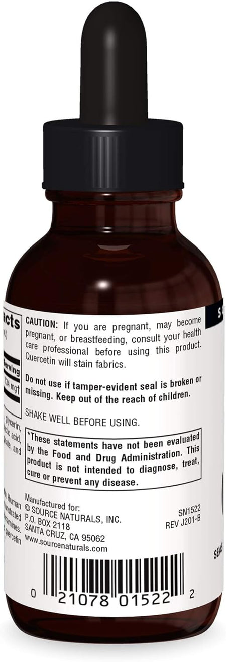 Source naturals liquid quercetin at HealthWay