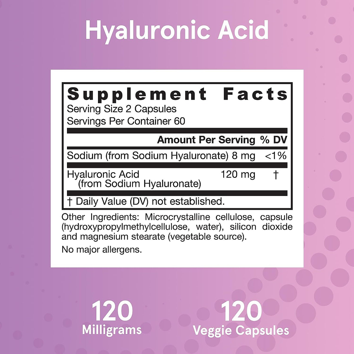 Jarrow Hyaluronic Acid 120cp-[HealthWay]