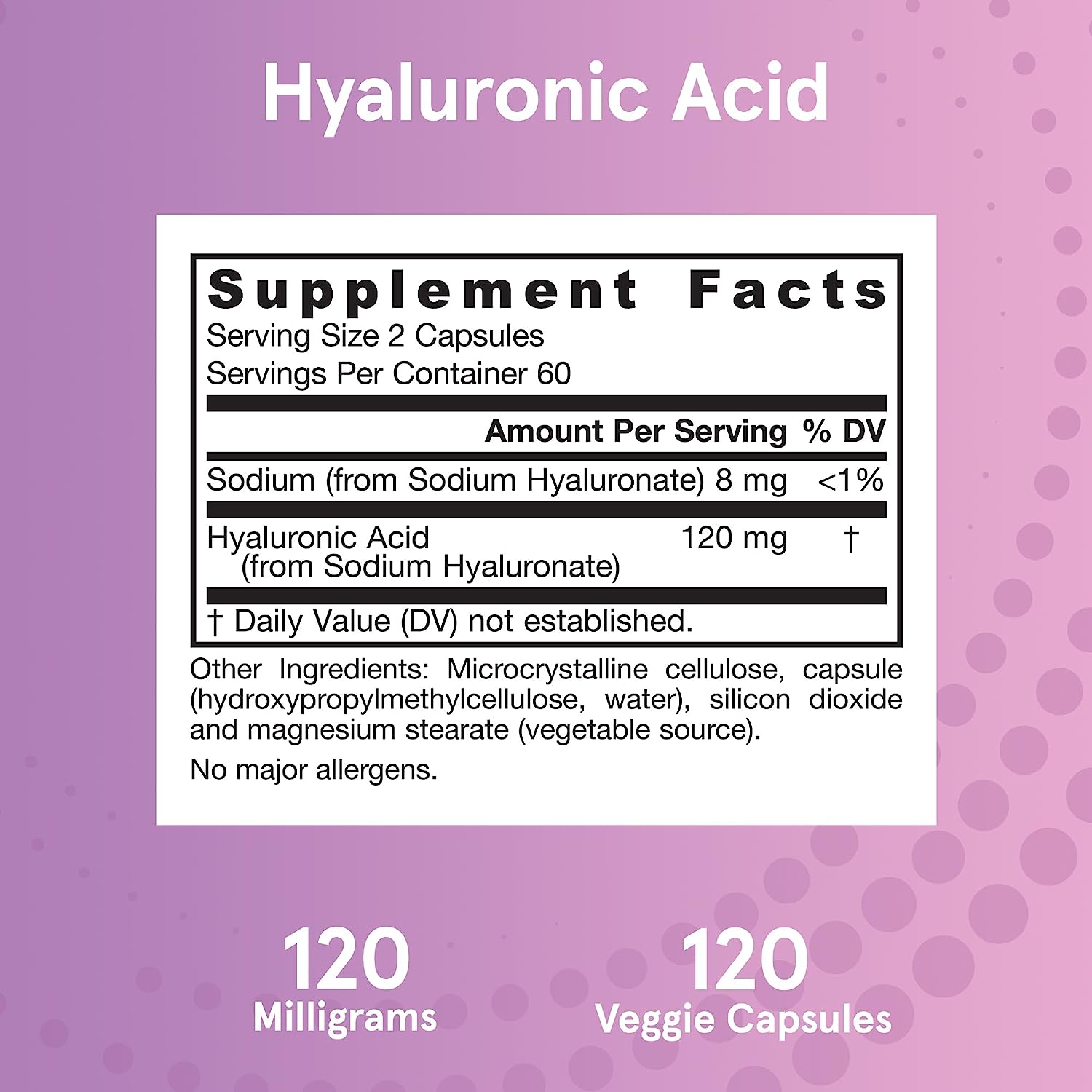 Jarrow Hyaluronic Acid 120cp-[HealthWay]