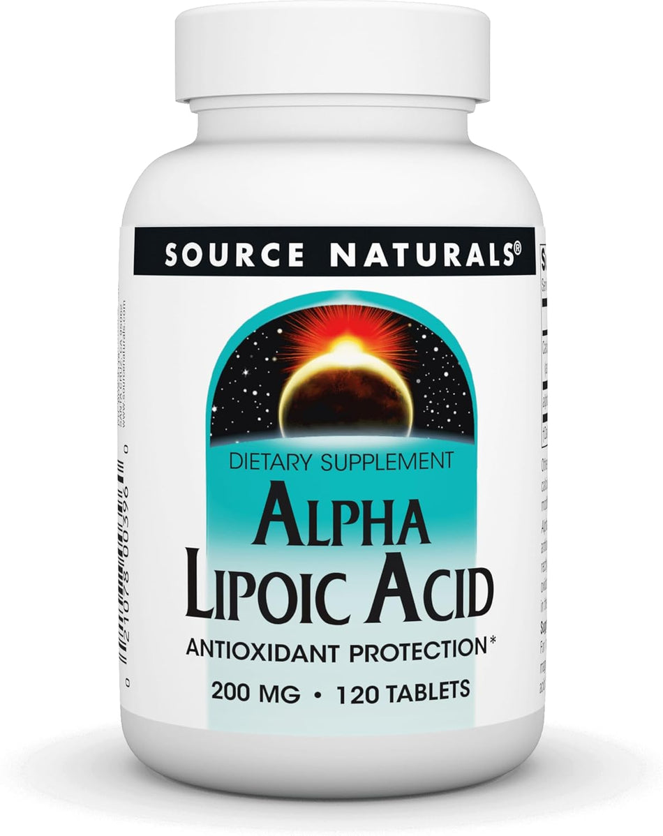 Source Naturals Alpha Lipoic 200mg 120tb