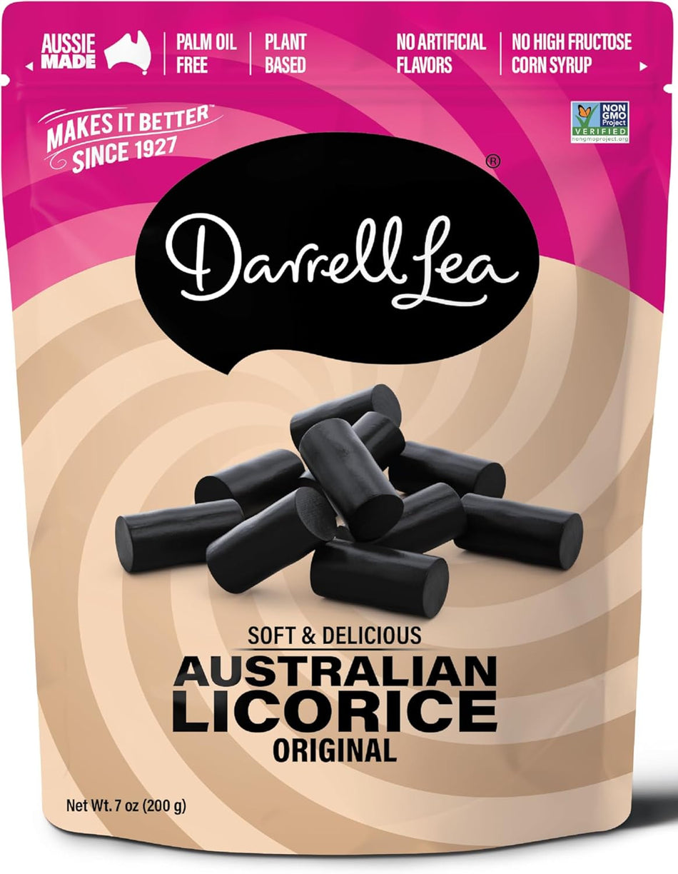 Darrell Lea Original Soft Black Licorice 7oz
