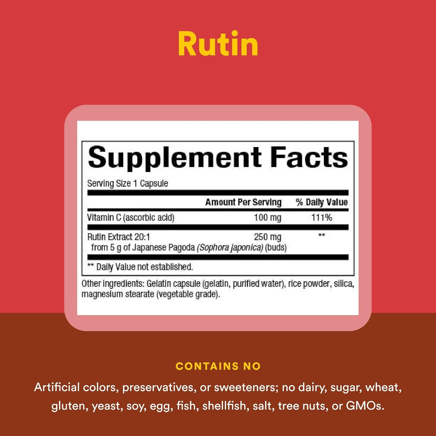 Natural Factors Rutin 250mg 90cp