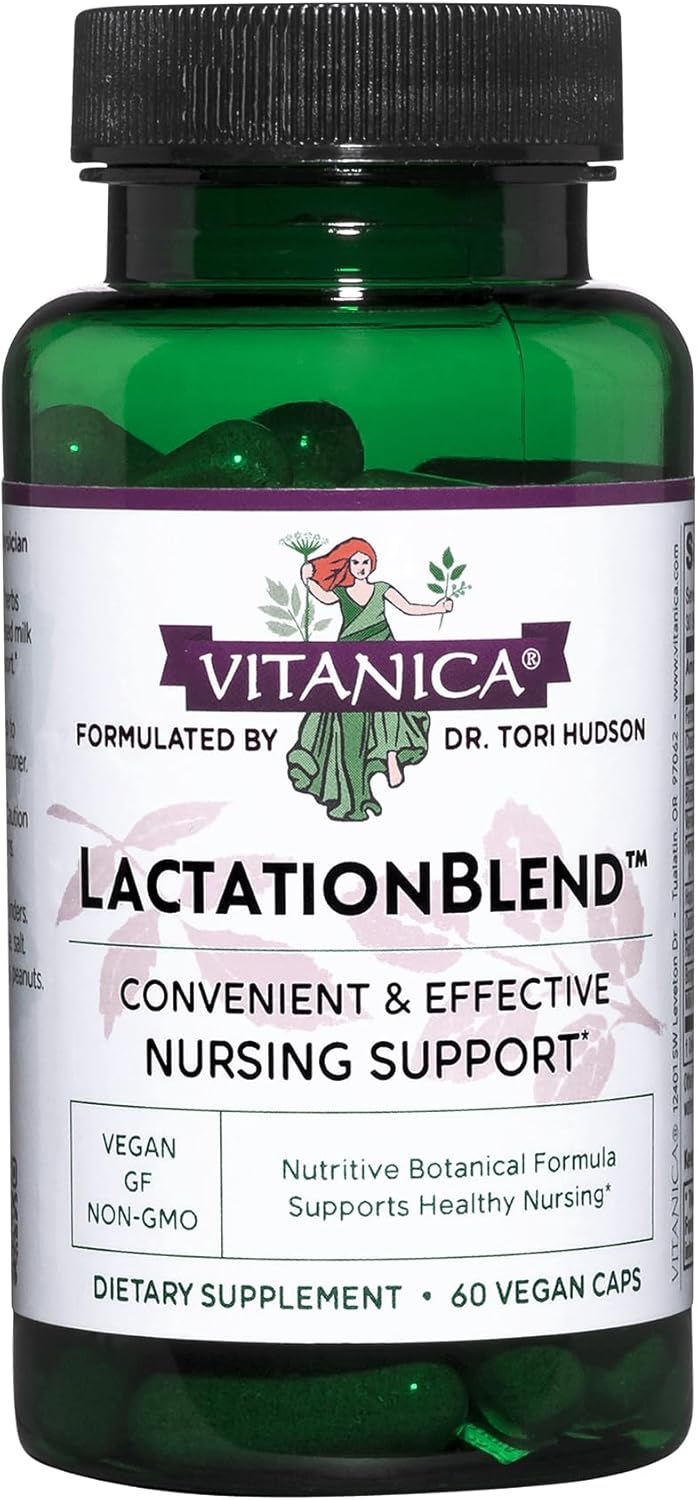 Front Label Vitanica Lactation Blend 60cp | Healthway